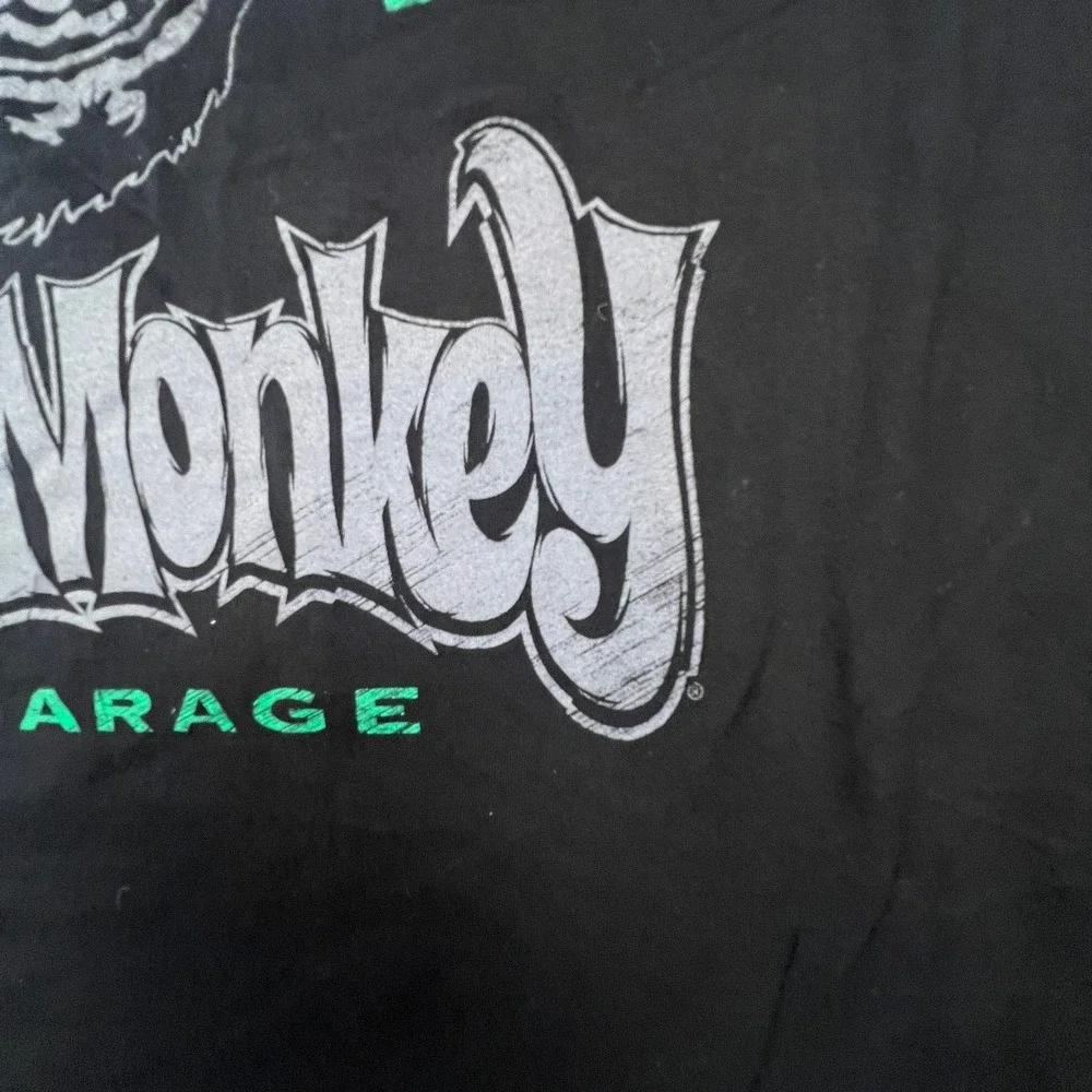 Gas Monkey Garage T-Shirt Mens 2XL Black Graphic Logo Crew Neck Fast N Loud Tee